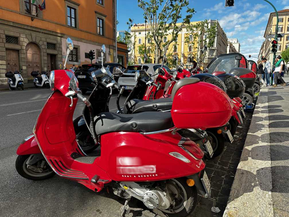 Try Renting a Scooter if You Want to Explore Rome with Style.
